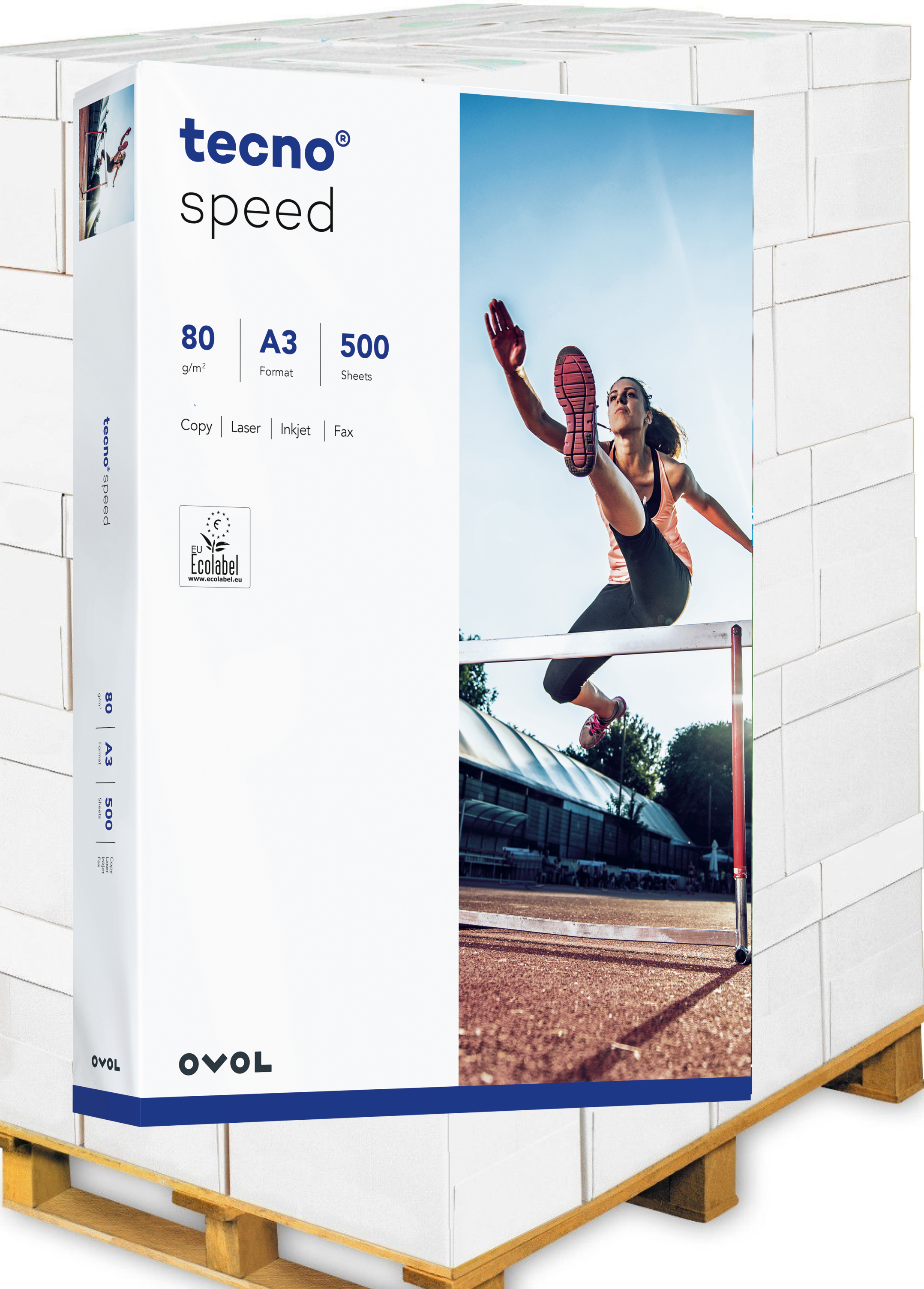 Tecnospeed Kopierpapier DIN A3 80 g/m² – ½ oder 1 Palette